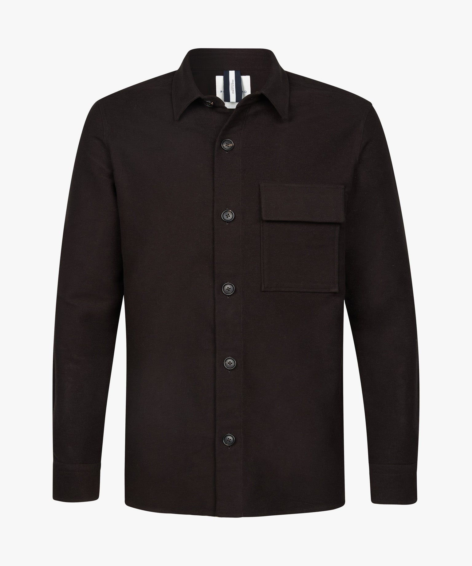 PROFUOMO OVERSHIRT CUTAWAY D.BRWN (PPWF30001E)