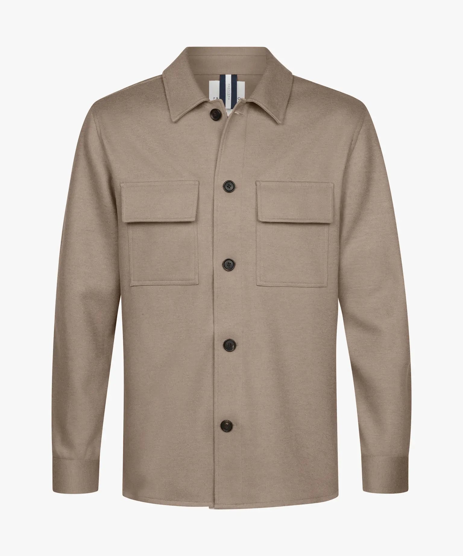 PROFUOMO OVERSHIRT CUTAWAY BEIGE (PPWF30002B)