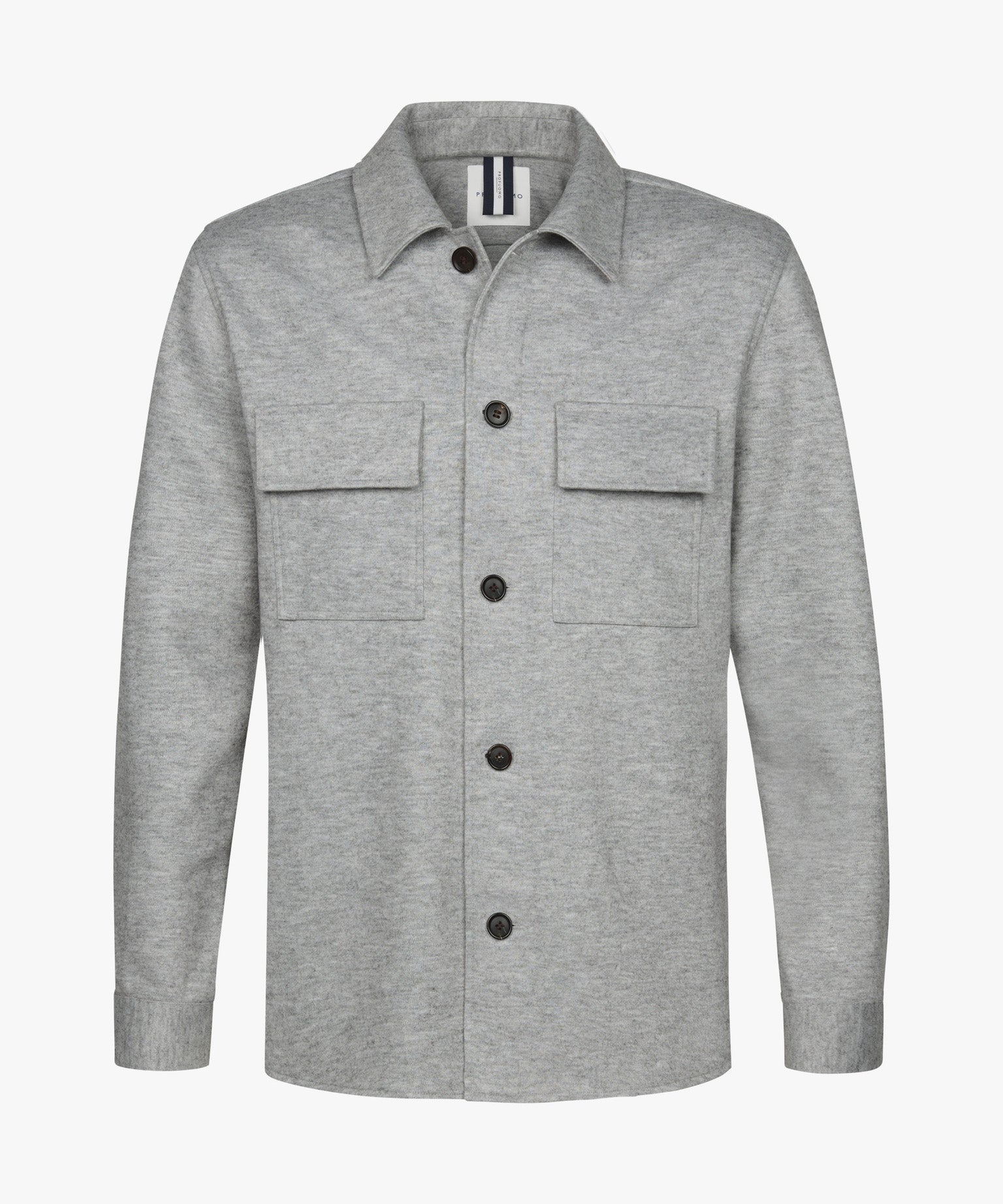 PROFUOMO OVERSHIRT CUTAWAY L.GREY (PPWF30002D)