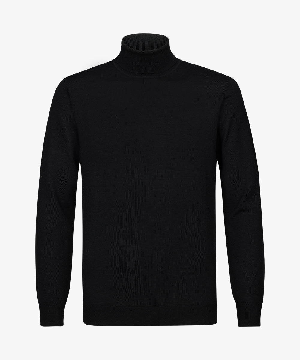 PROFUOMO PULLOVER ROLL NECK BLACK (PPWJ30005G)