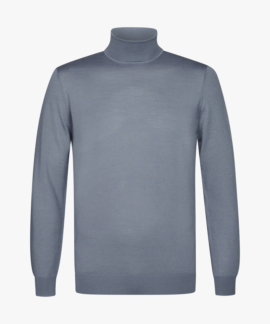 PROFUOMO PULLOVER ROLL NECK BLUE (PPWJ30005I)