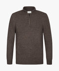 PROFUOMO PULLOVER HALF ZIP BROWN (PPWJ30029B)