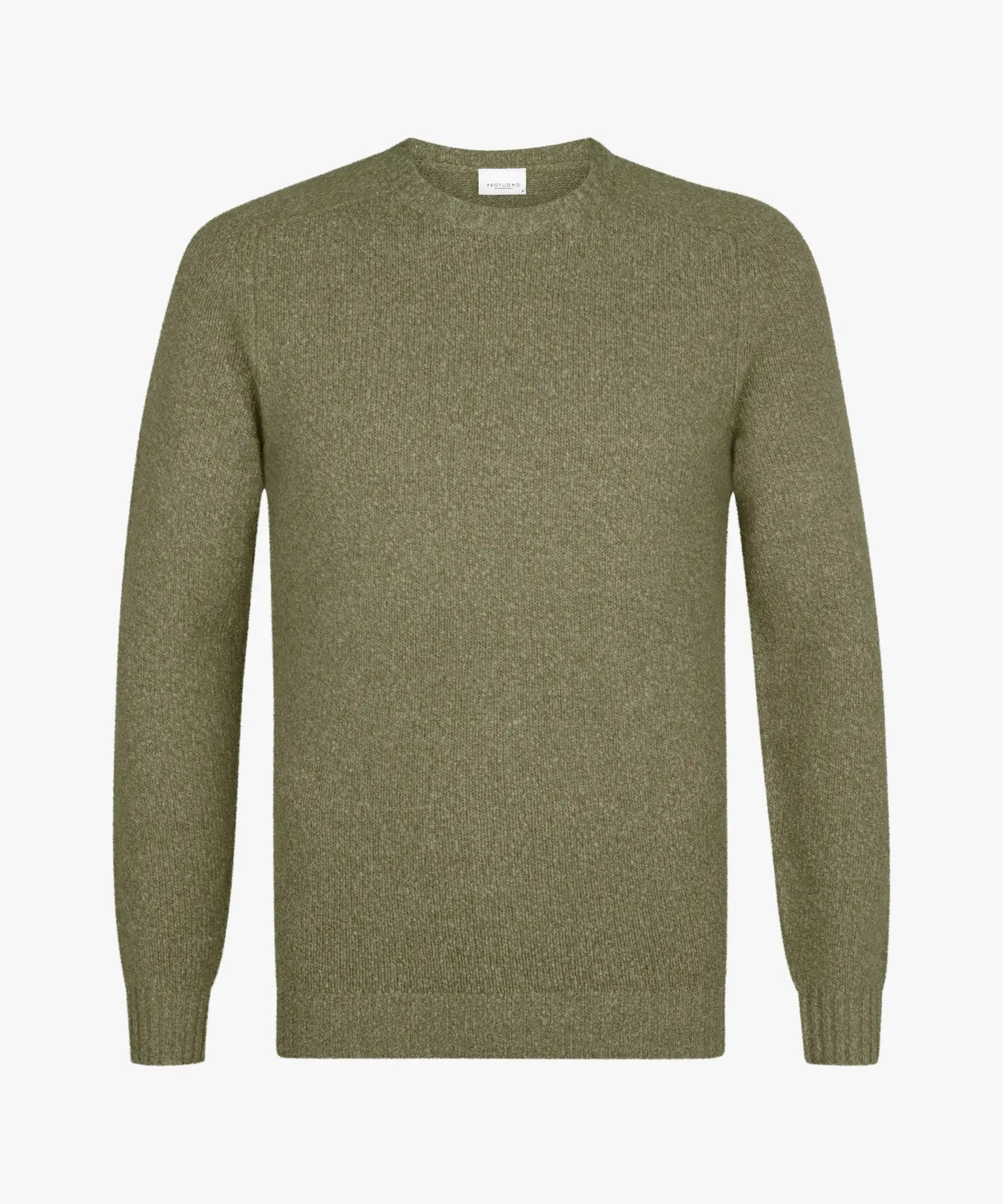 PROFUOMO PULLOVER CREW NECK ARMY (PPWJ30037A)
