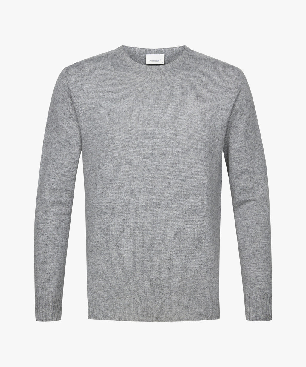 PROFUOMO PULLOVER CREW NECK M GREY (PPWJ30044B)
