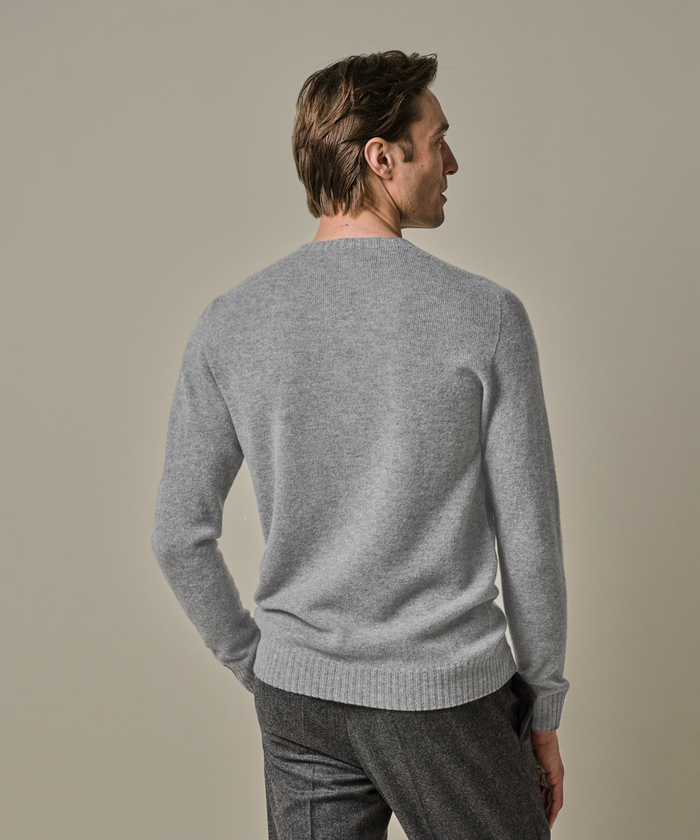 PROFUOMO PULLOVER CREW NECK M GREY (PPWJ30044B)