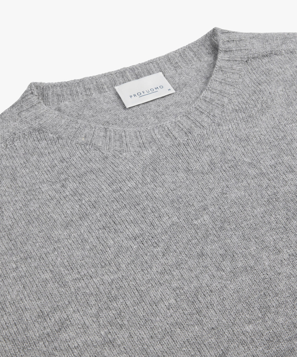 PROFUOMO PULLOVER CREW NECK M GREY (PPWJ30044B)