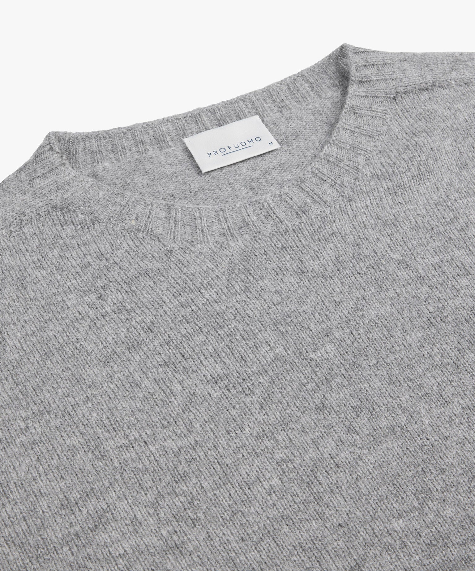 PROFUOMO PULLOVER CREW NECK M GREY (PPWJ30044B)