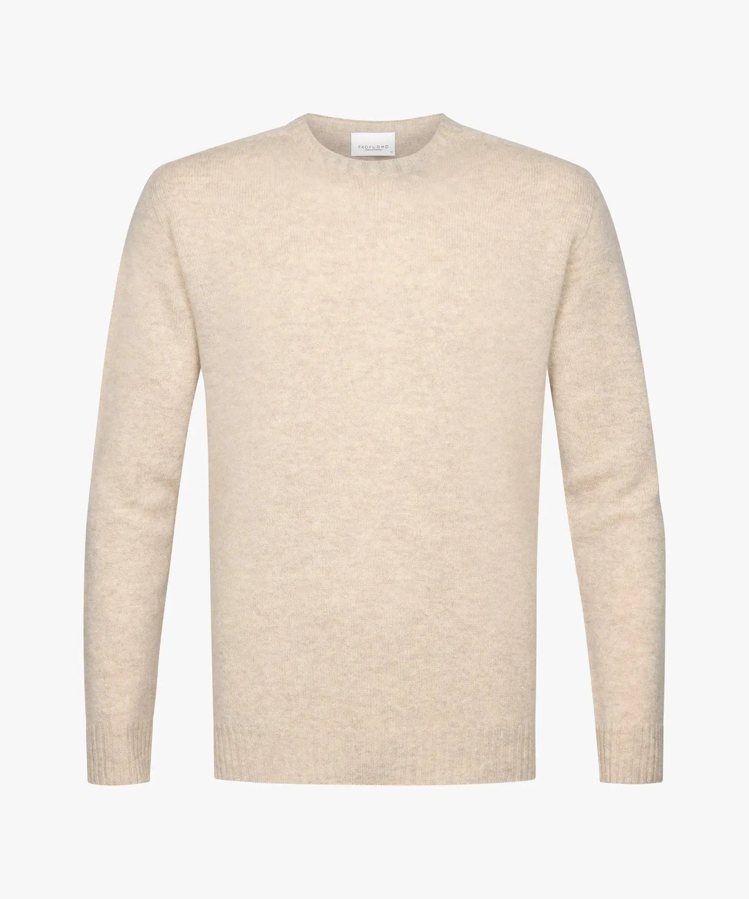 PROFUOMO PULLOVER CREW NECK L SAND (PPWJ30044C)