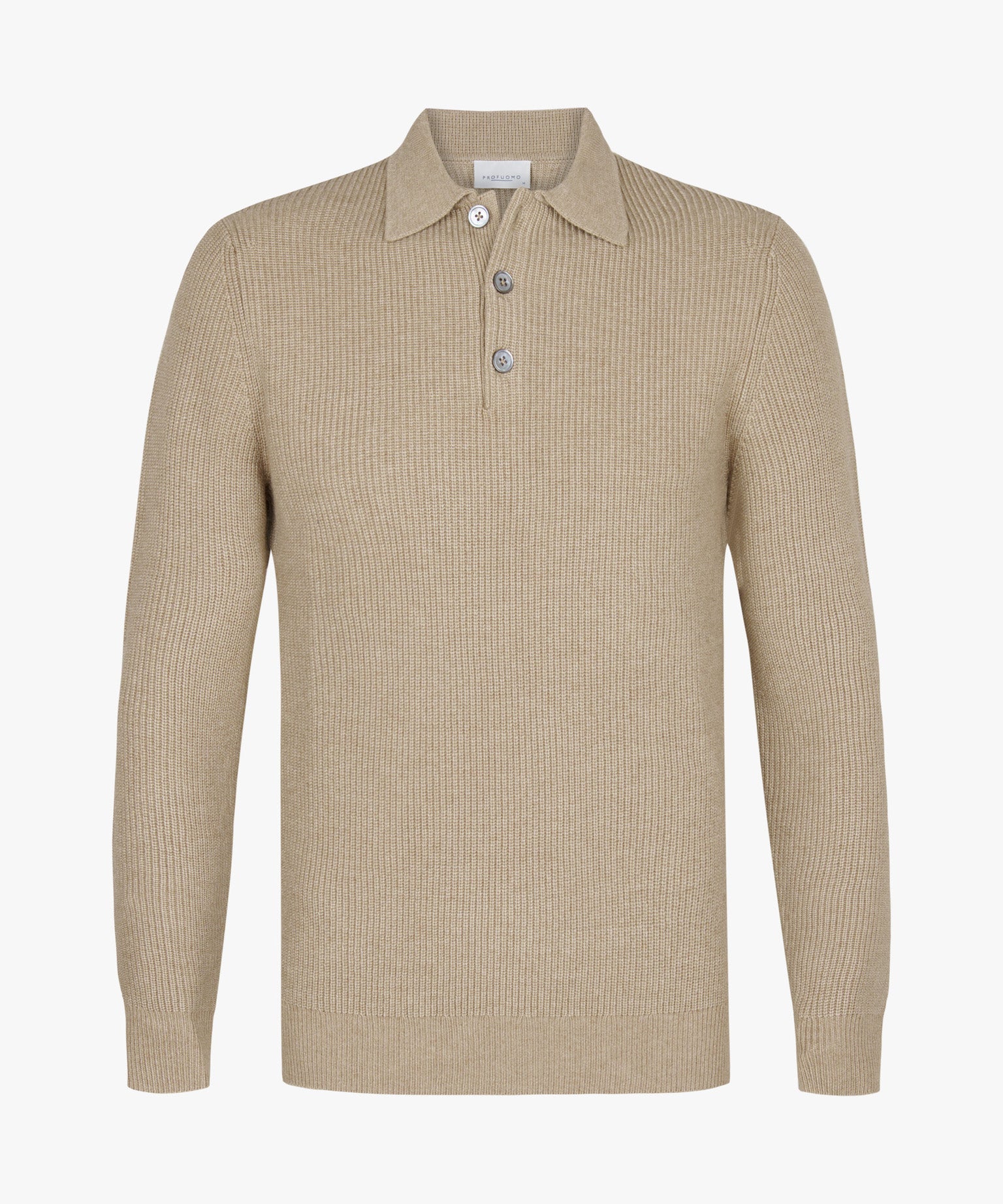 PROFUOMO POLO LS BEIGE (PPWJ30046A)