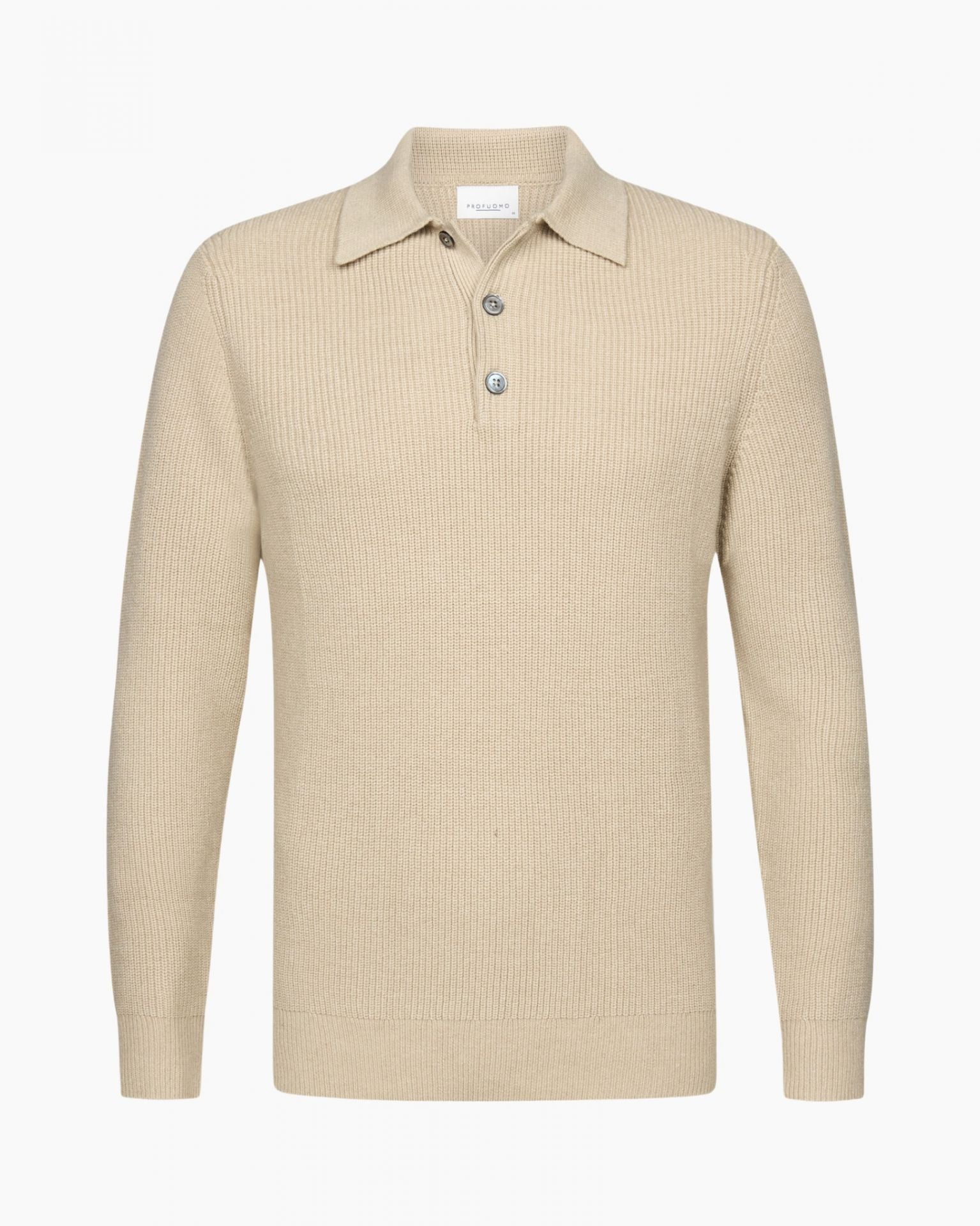 PROFUOMO POLO LS OFF WHITE (PPWJ30046C)