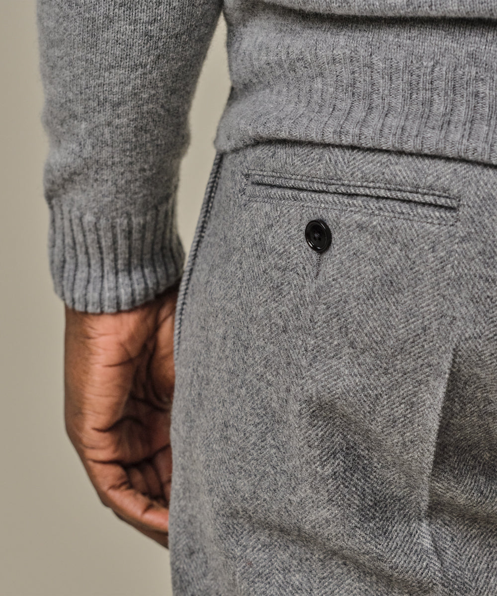 PROFUOMO TROUSER HB FORMAL LF L.GREY (PPWQ30018A)