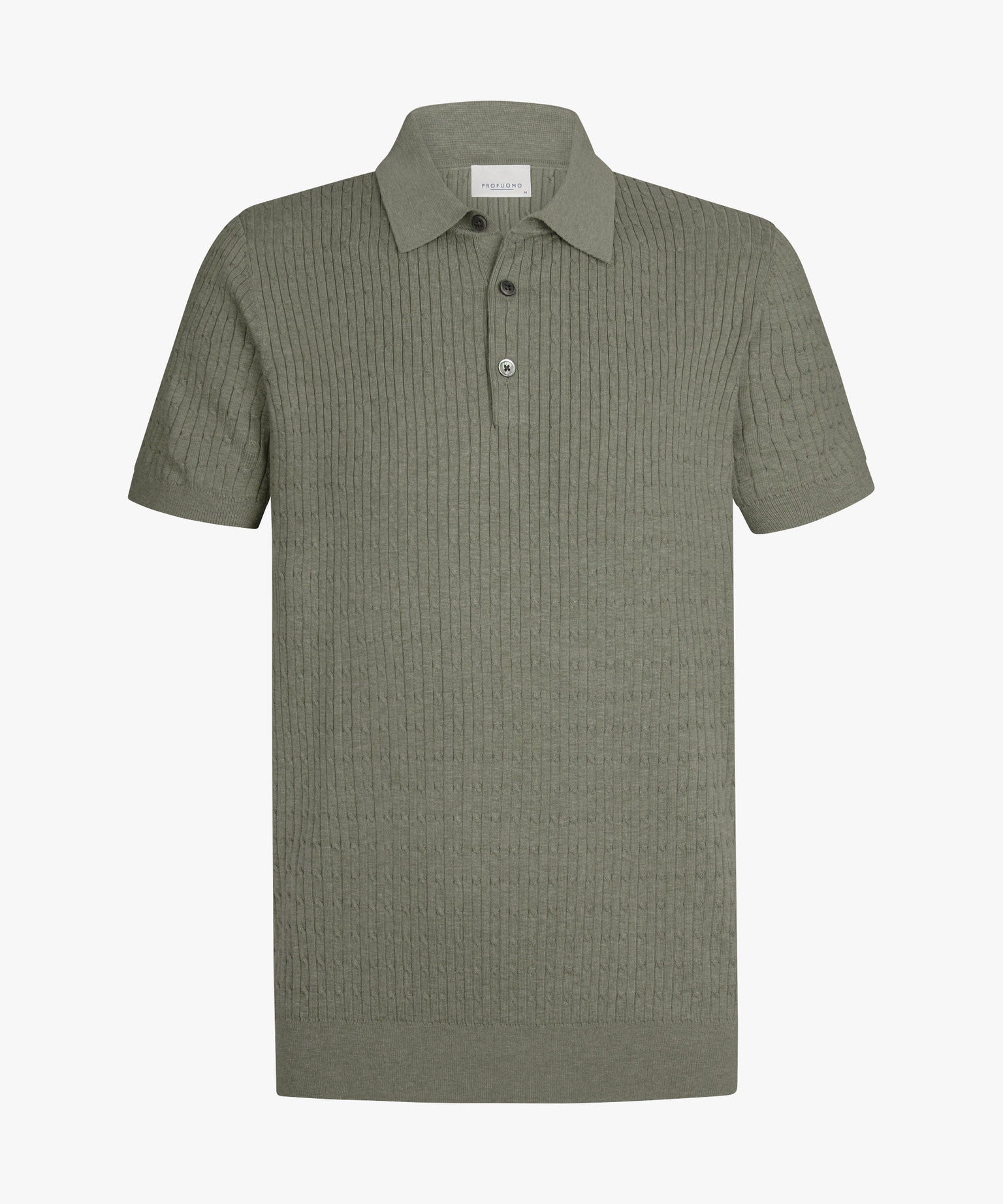 Profuomo / Polo Kabelgebreid SS