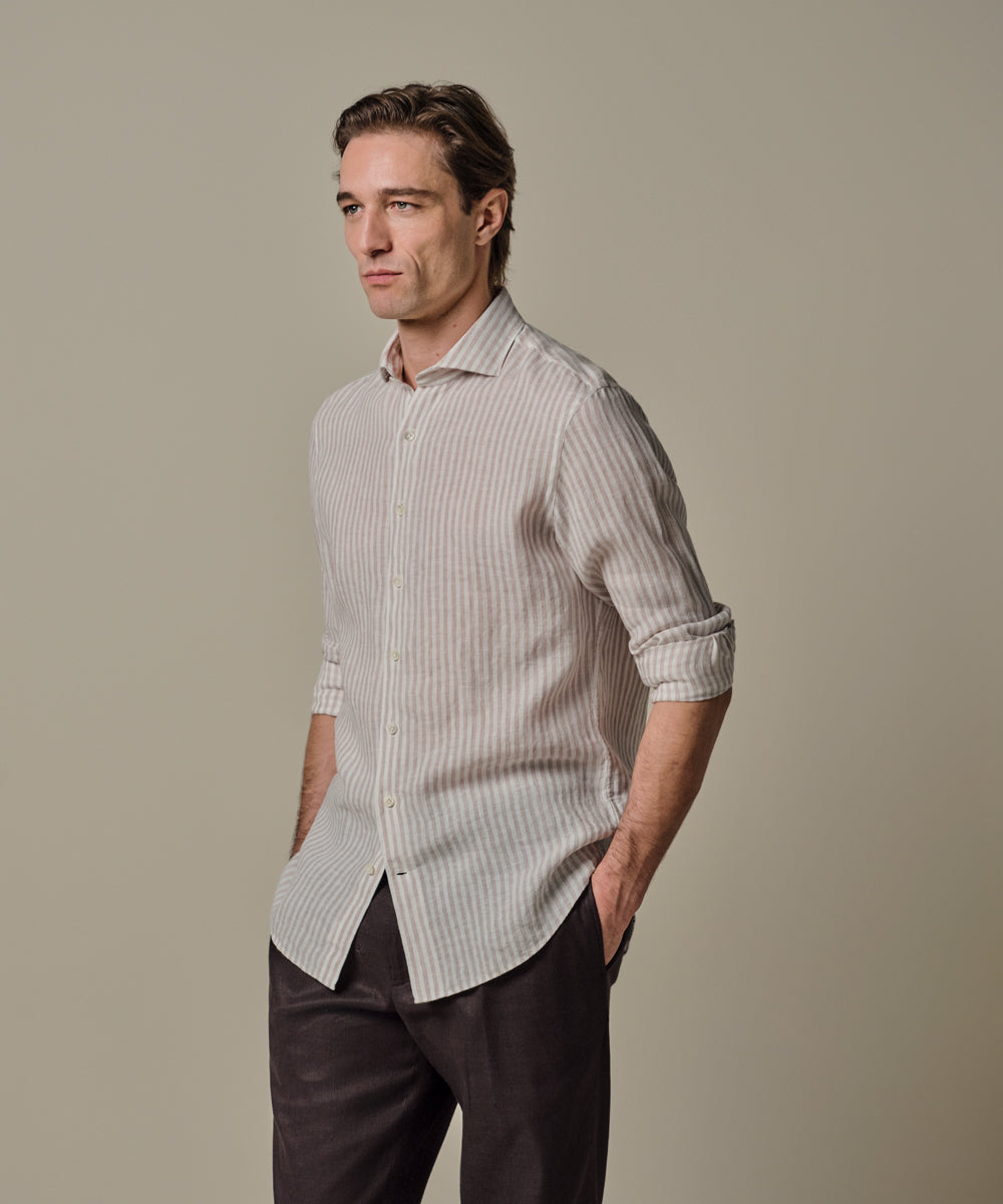 SHIRT CUTAWAY SF BEIGE