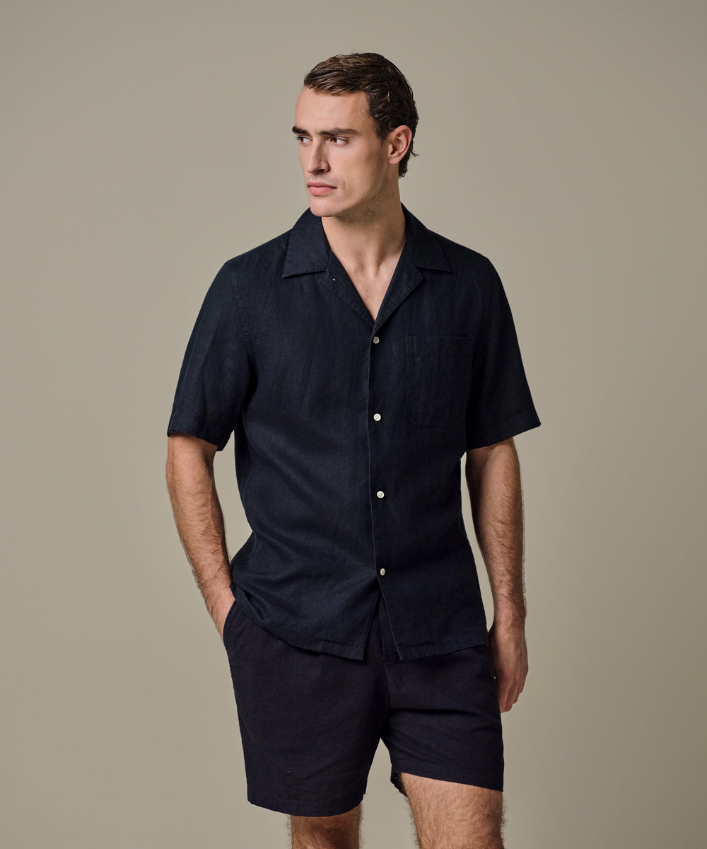 SHIRT CAMP RLX SS NAVY