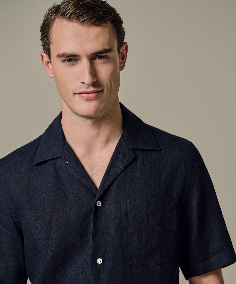 SHIRT CAMP RLX SS NAVY
