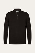 PULLOVER HALF ZIP BROWN