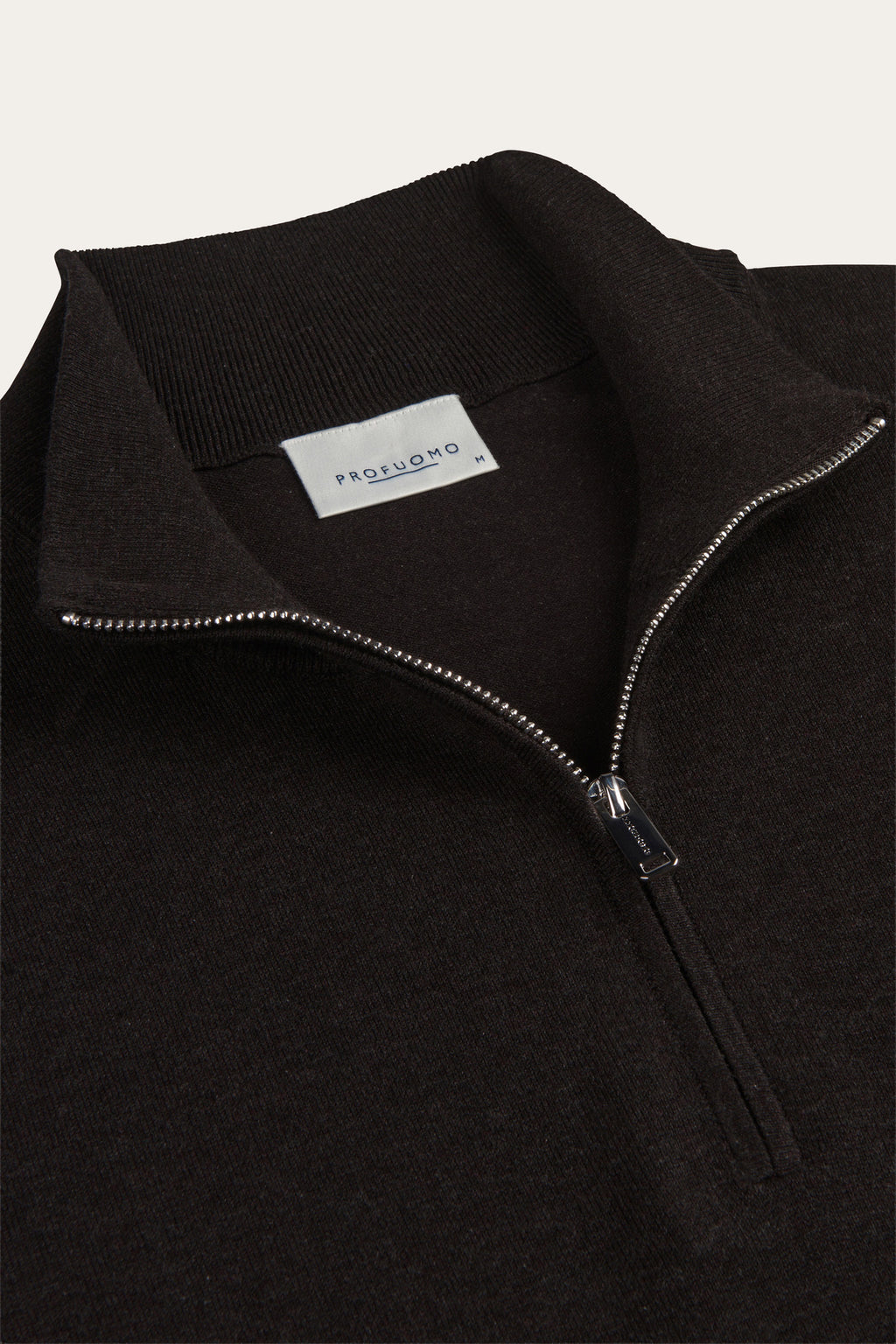 PULLOVER HALF ZIP BROWN