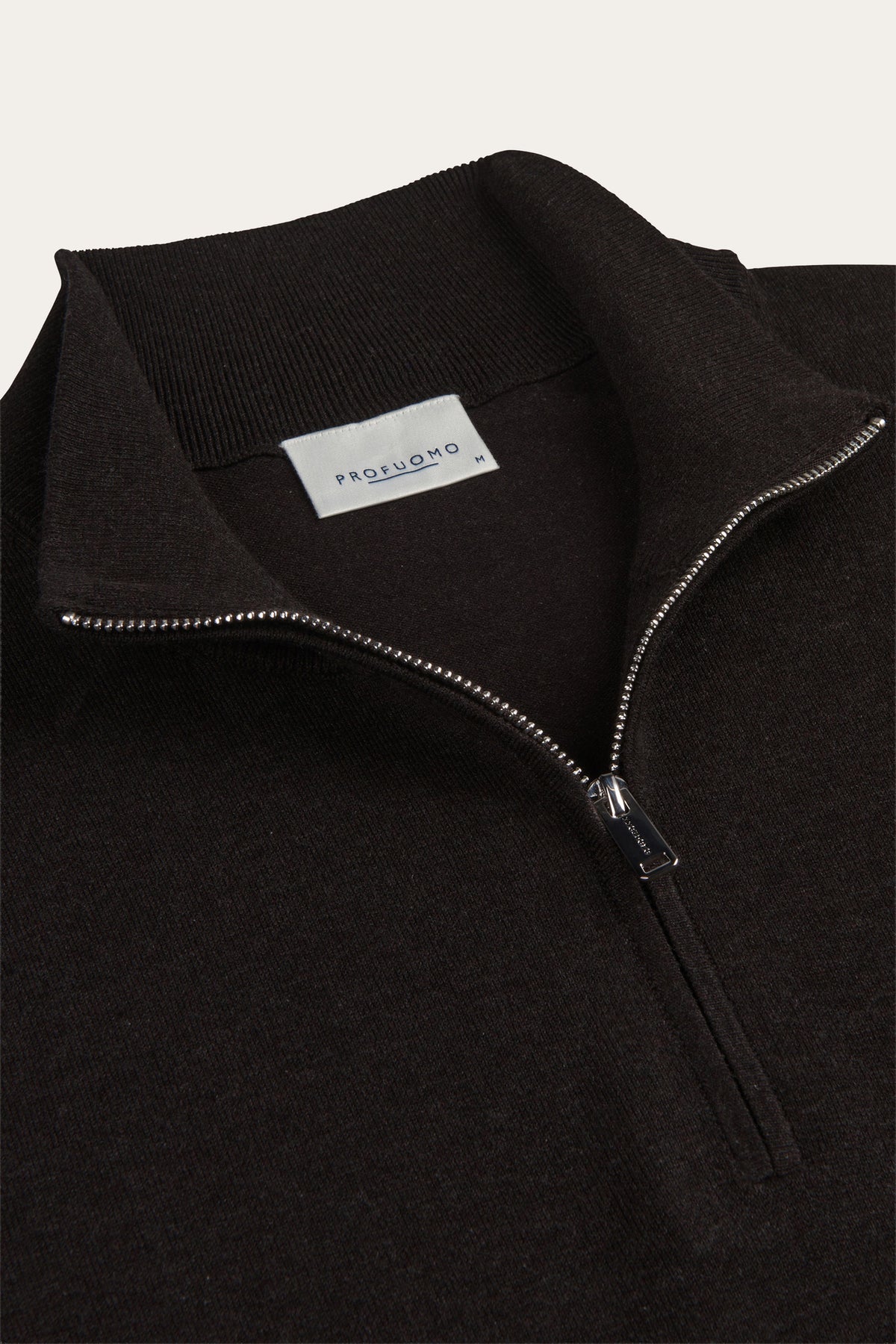 PULLOVER HALF ZIP BROWN