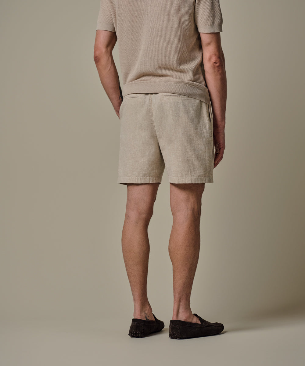 SHORT SPRTCRD RAW BEIGE