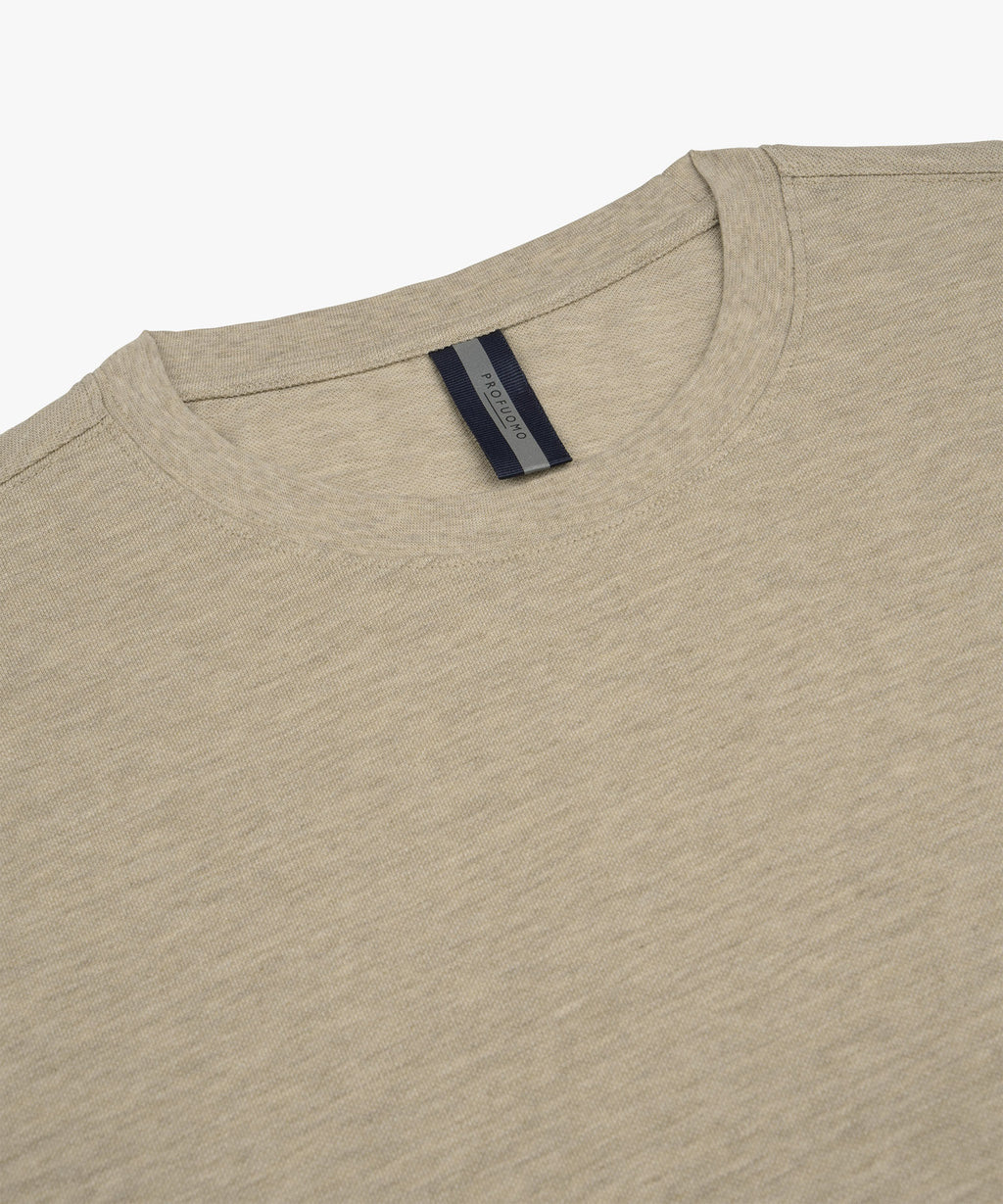 T-SHIRT CREW NECK SS D BEIGE