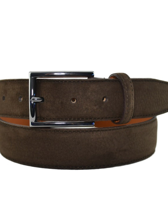 RIEM NUBUCK LUXE DONKER BRUIN (500000)