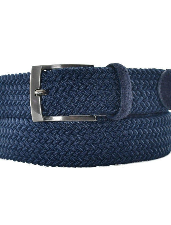 RIEM VLECHT STRETCH SUEDE MARINE (395050)