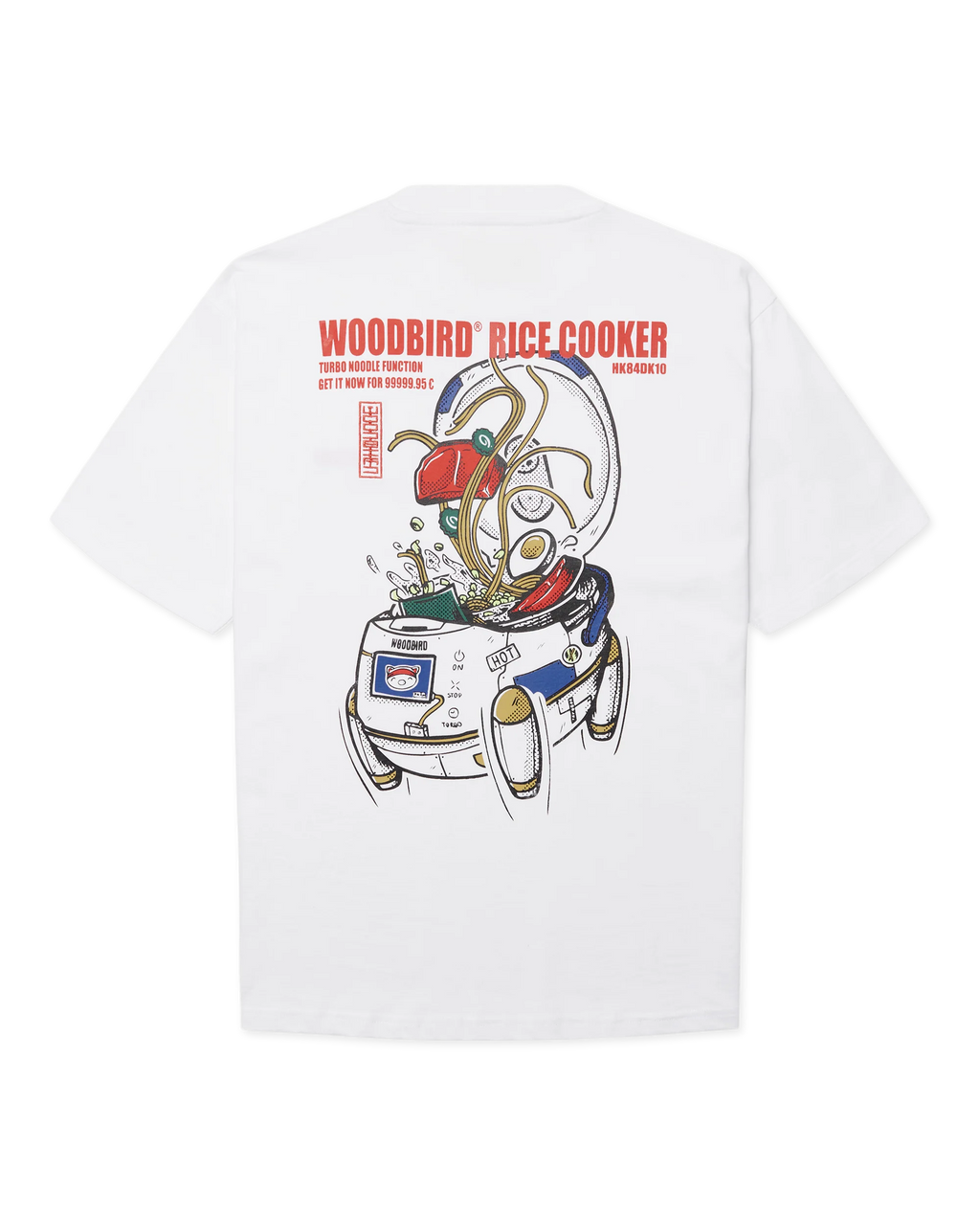 Woodbird Baine Cook Tee wit