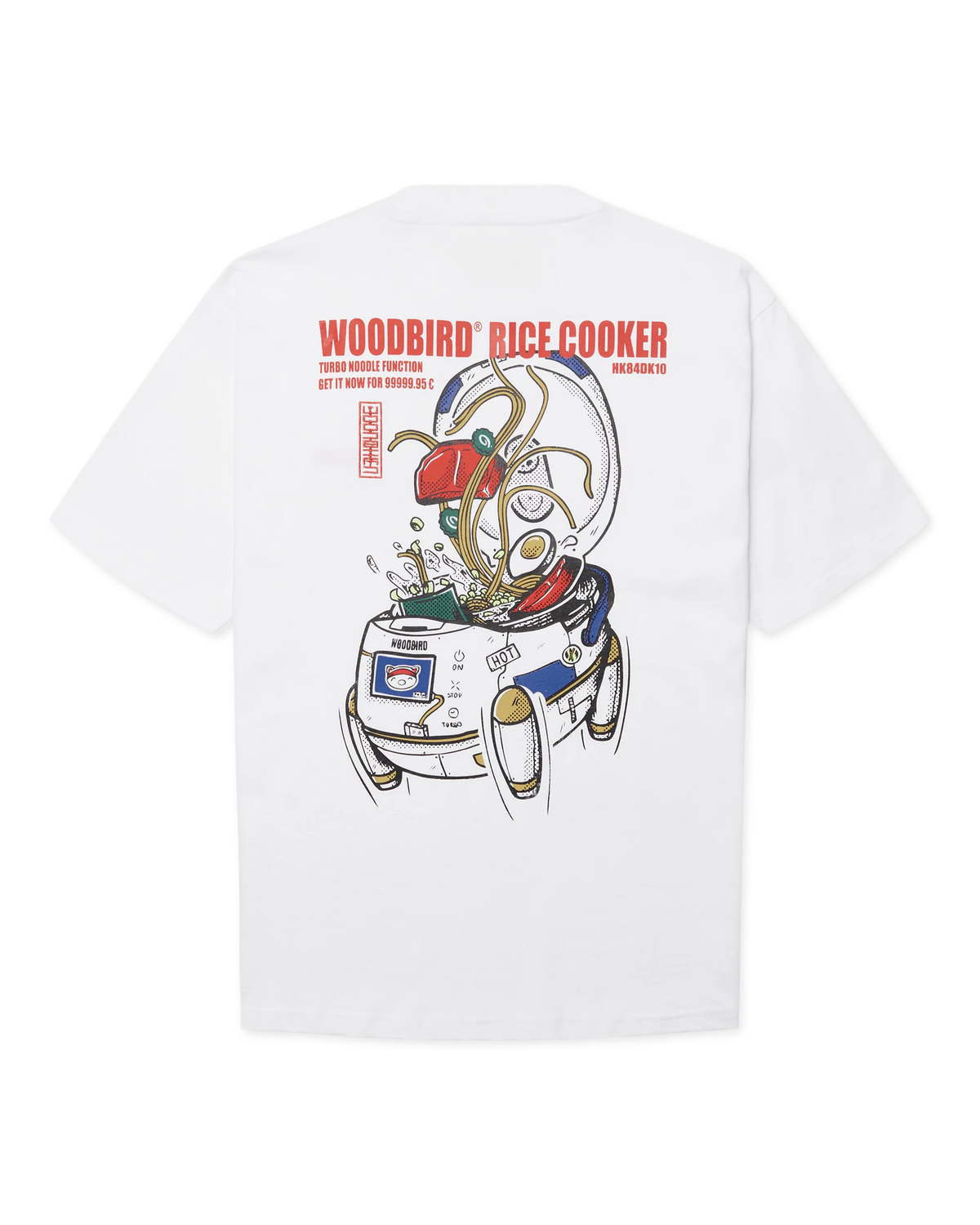 Woodbird Baine Cook Tee wit