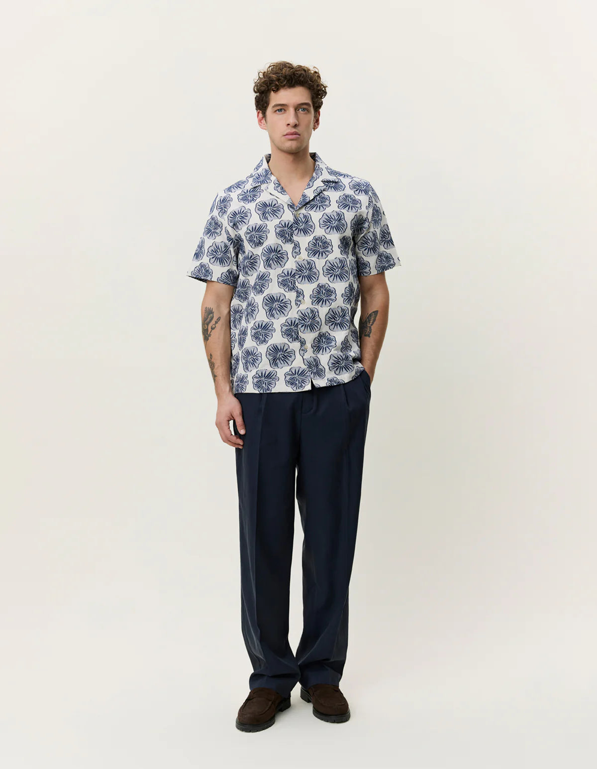 Les Deux / Dahlia Jacquard SS Shirt