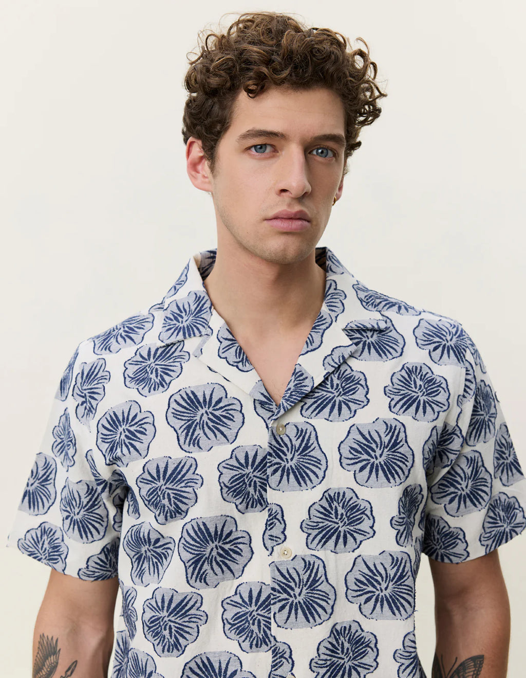 Les Deux / Dahlia Jacquard SS Shirt