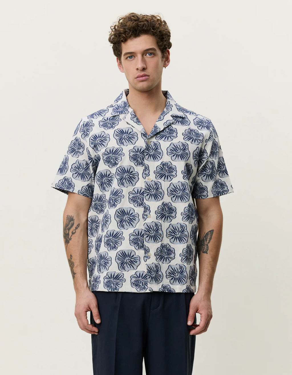 Les Deux / Dahlia Jacquard SS Shirt
