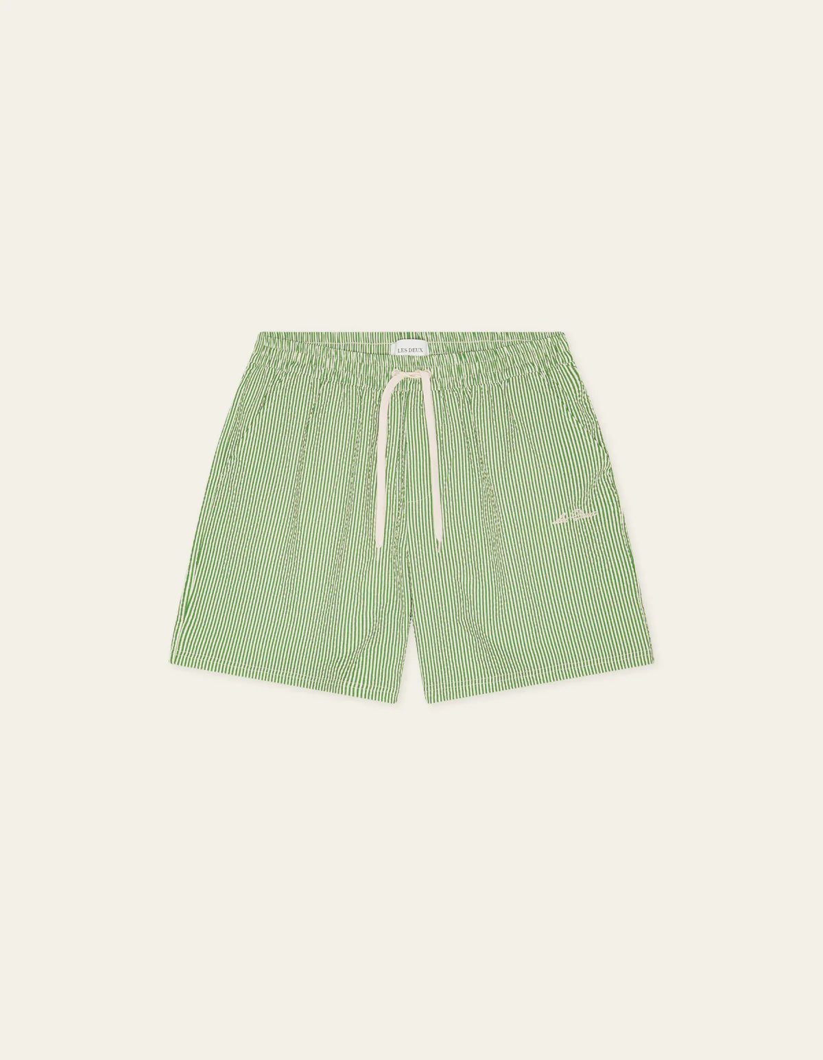 Les Deux / Stripe Seersucker Swim Shorts