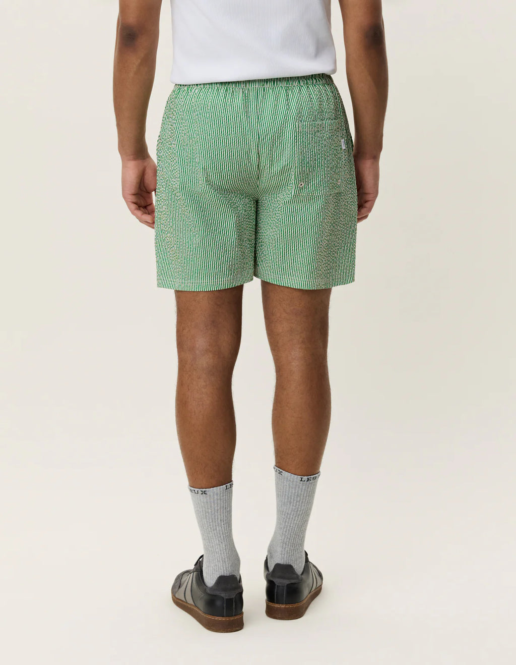 Les Deux / Stripe Seersucker Swim Shorts
