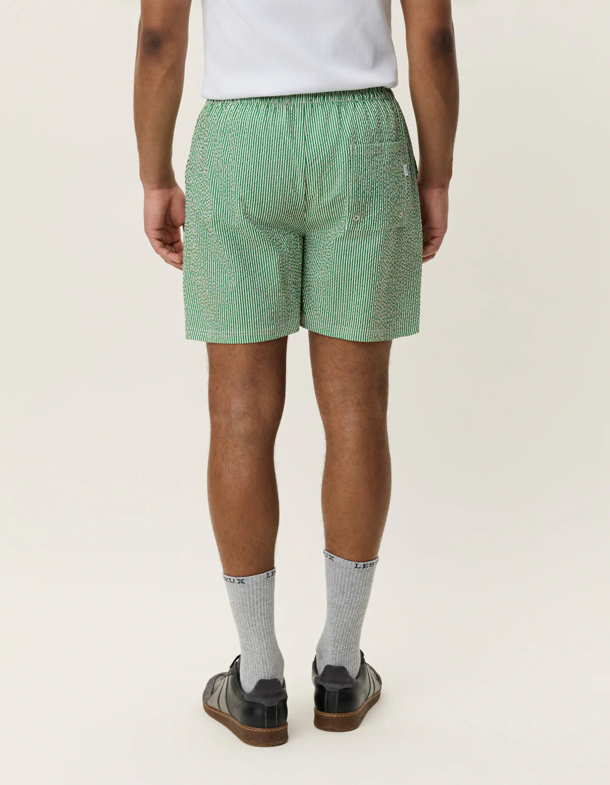 Les Deux / Stripe Seersucker Swim Shorts
