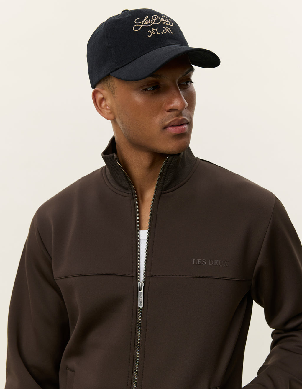 Les Deux Ballier Track Jacket (Brown)