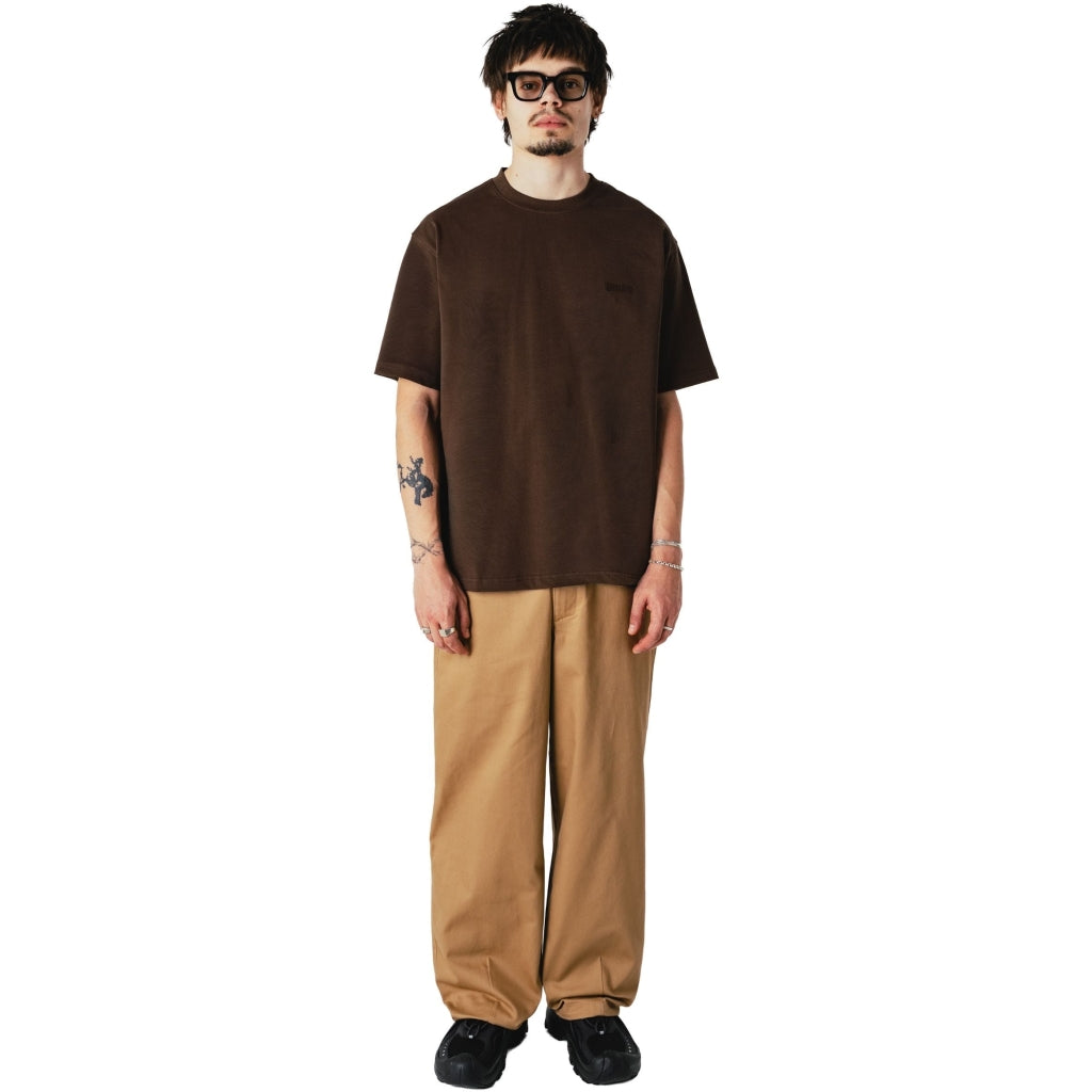 Woodbird / Baine Base Tee / Brown