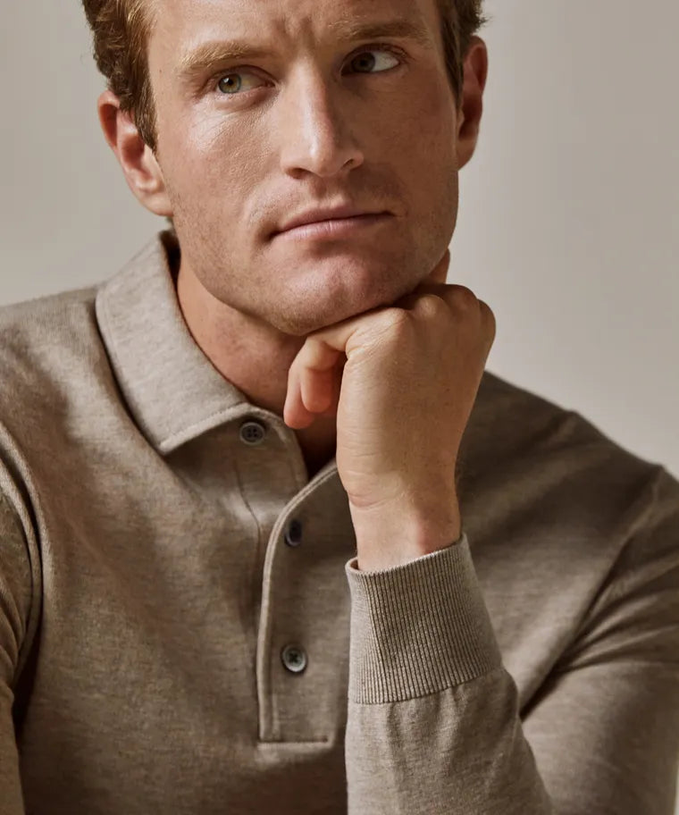 PROFUOMO POLO ONEPIECE BEIGE (PPJ00009C)