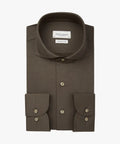 PROFUOMO SHIRT X-CUTAWAY SF L.BROWN  (PPWH30026B)