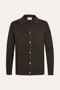 CARDIGAN FULL BUTTON D BROWN