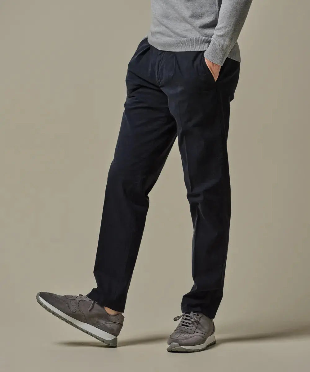 PROFUOMO TROUSER RECHT NAVY (PP2Q00005A)