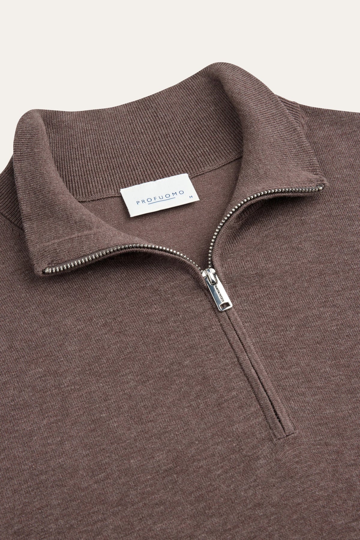 PULLOVER HALF ZIP AUBERGINE