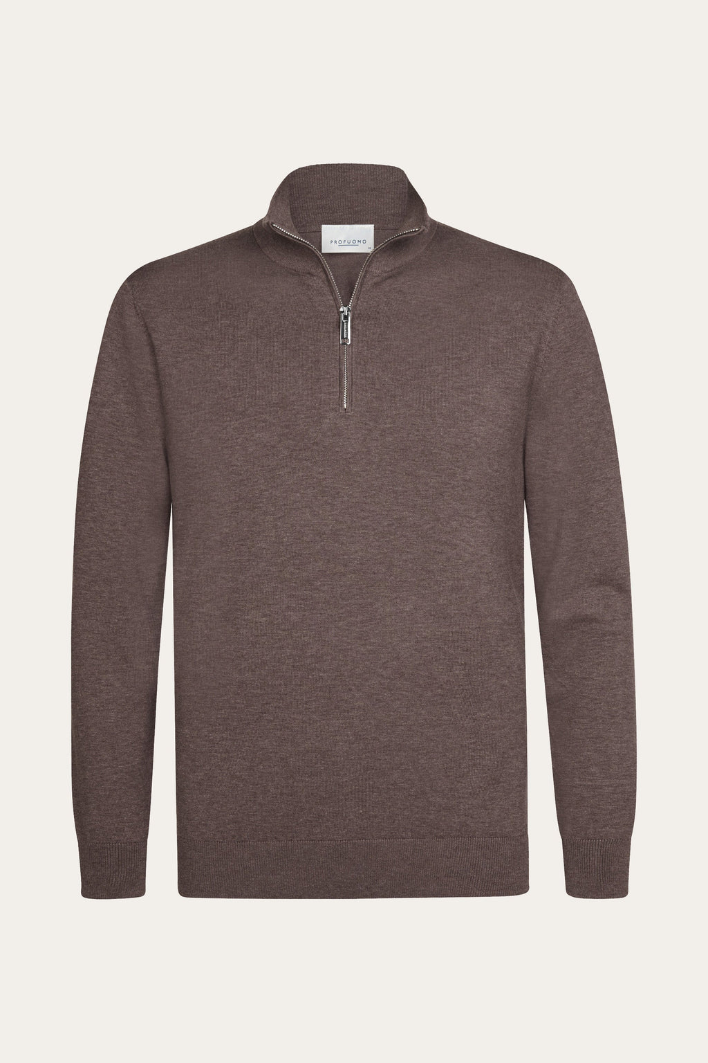 PULLOVER HALF ZIP AUBERGINE