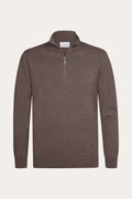 PULLOVER HALF ZIP AUBERGINE