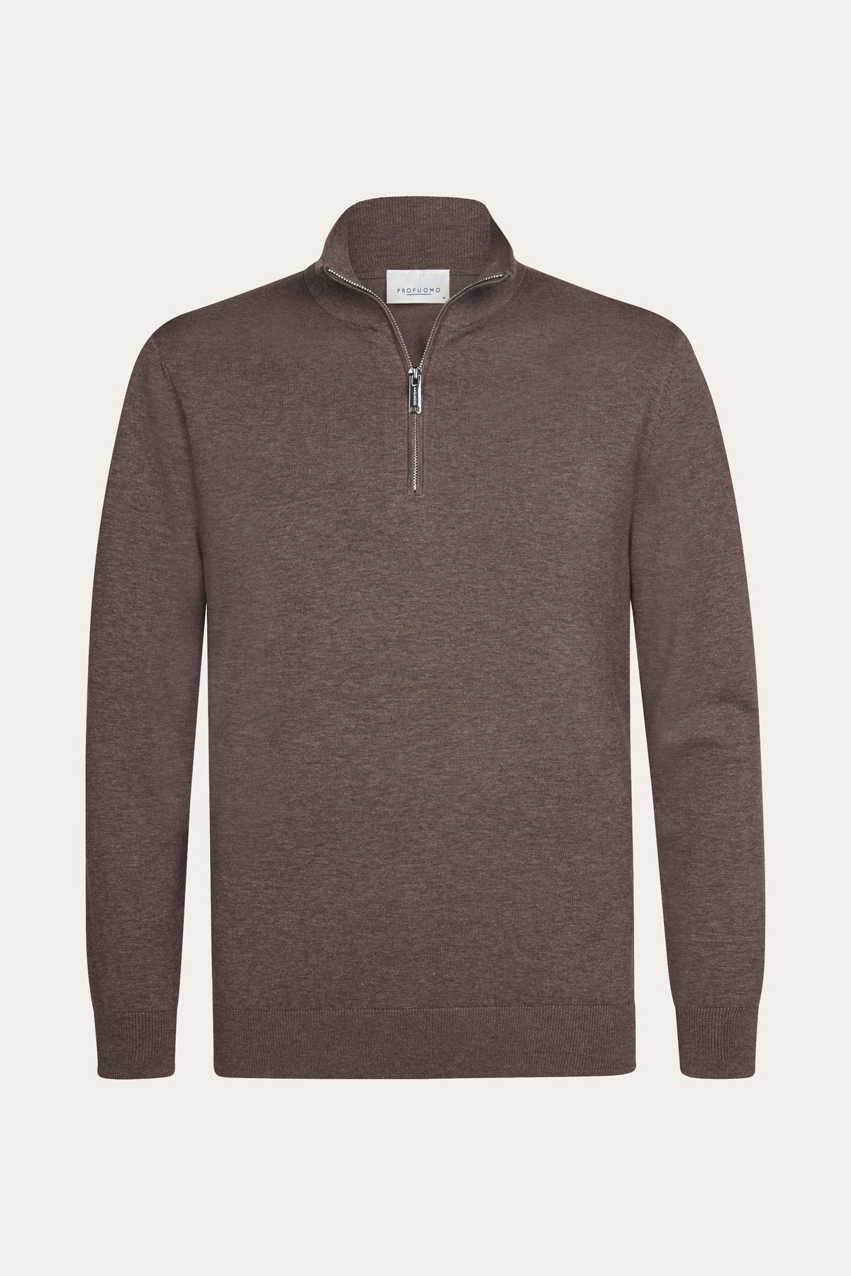 PULLOVER HALF ZIP AUBERGINE