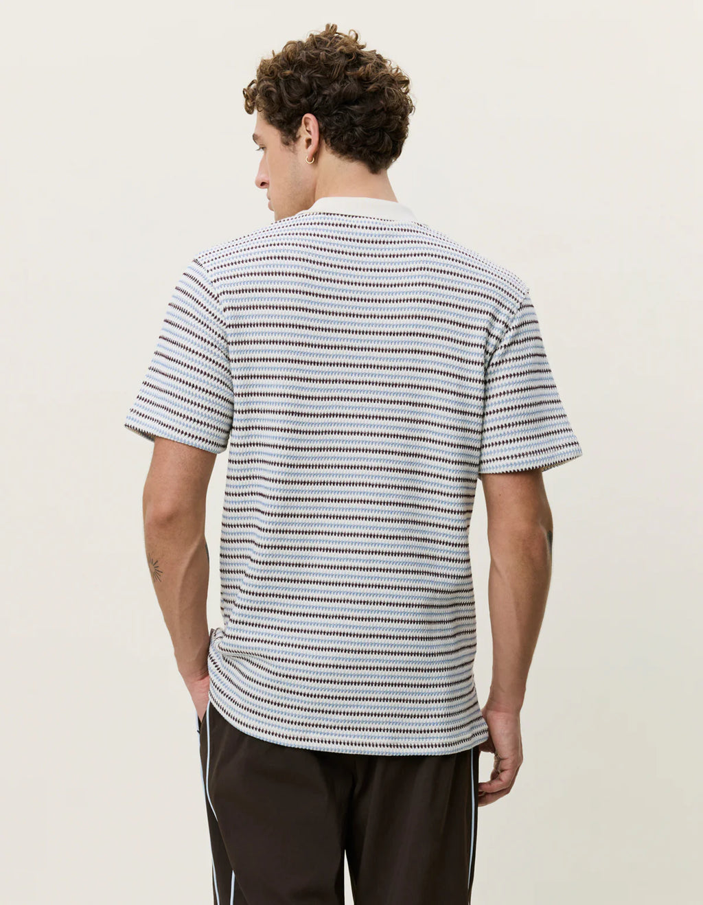 Les Deux / Knitted Stripe Polo