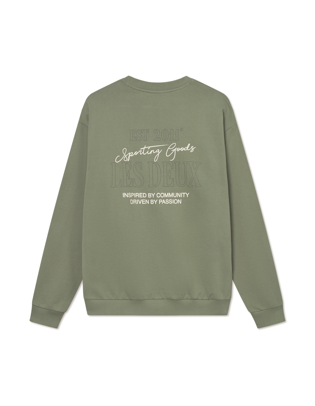 LES DEUX Allen Sweatshirt (Oil Green)