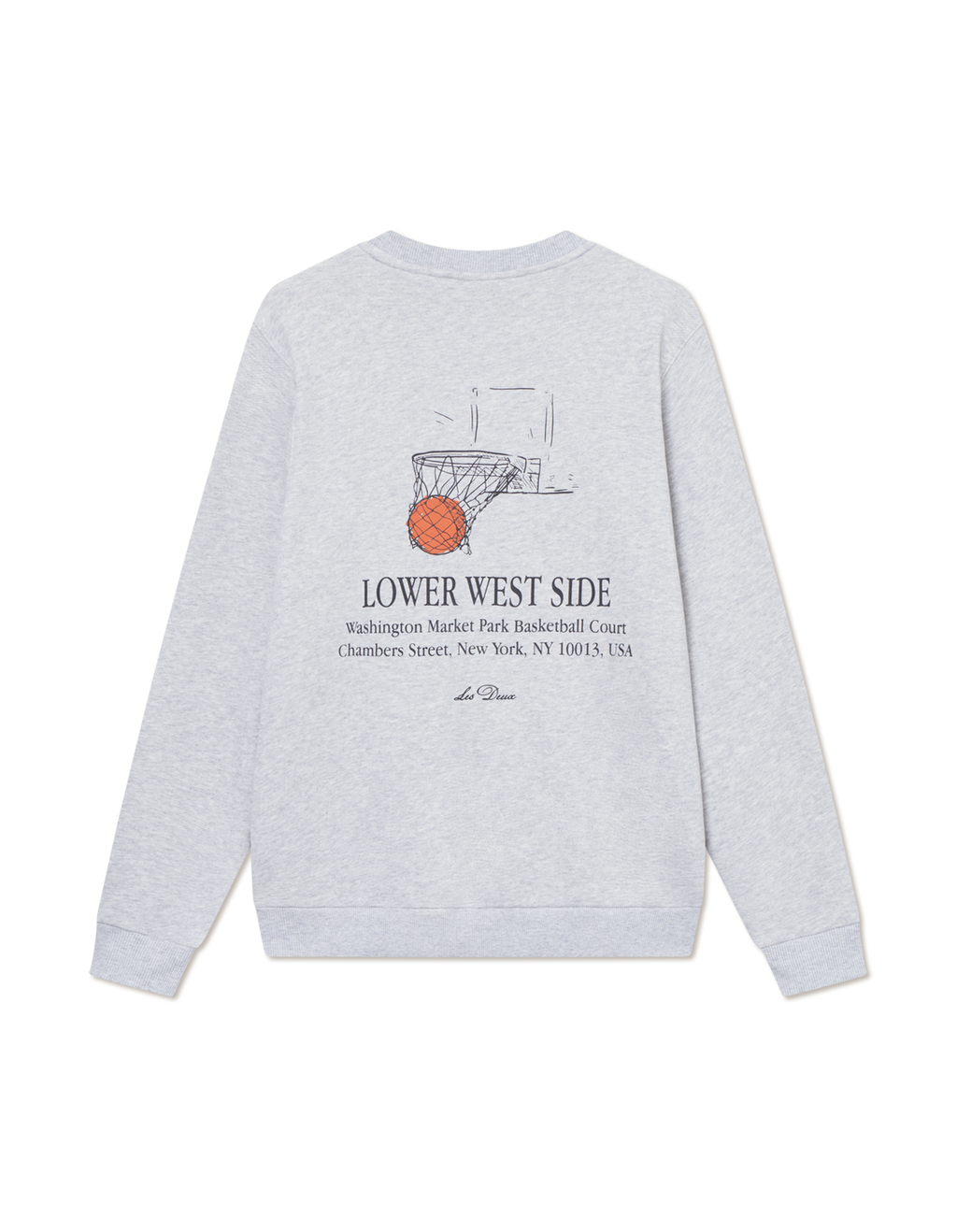 Les Deux West Side Sweatshirt (Snow Melange)
