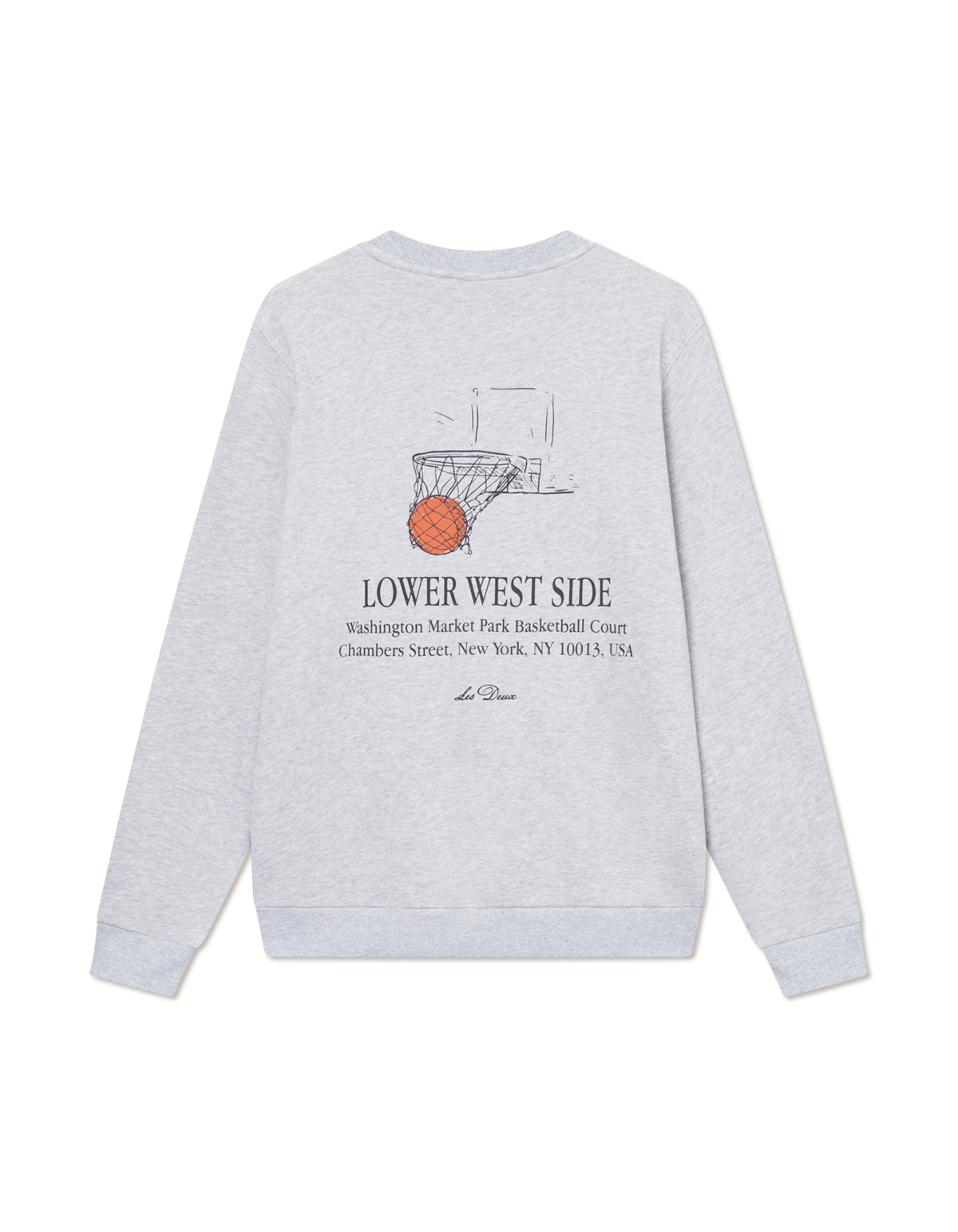 Les Deux West Side Sweatshirt (Snow Melange)