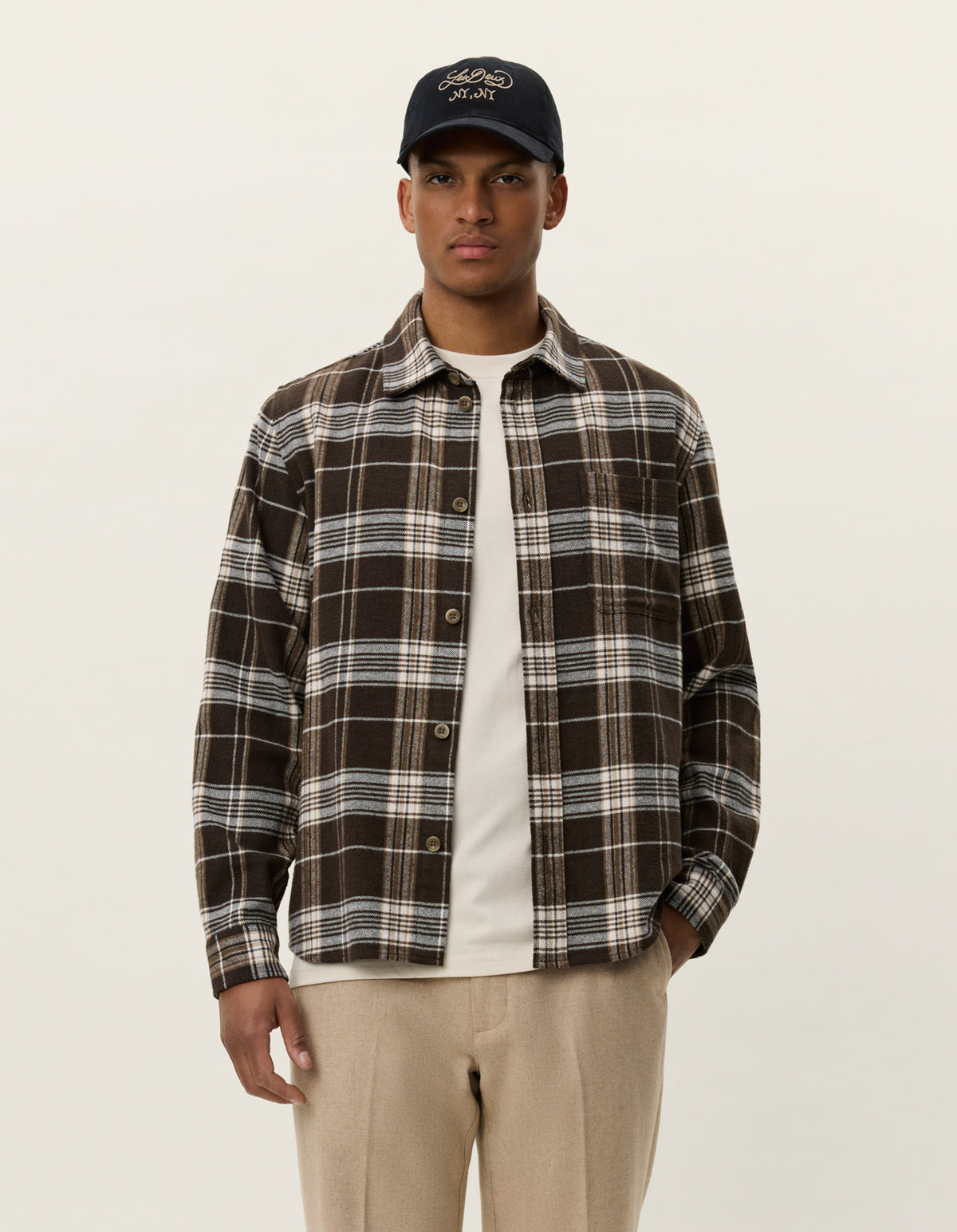 Les Deux Lennon Check Overshirt (Delicioso)