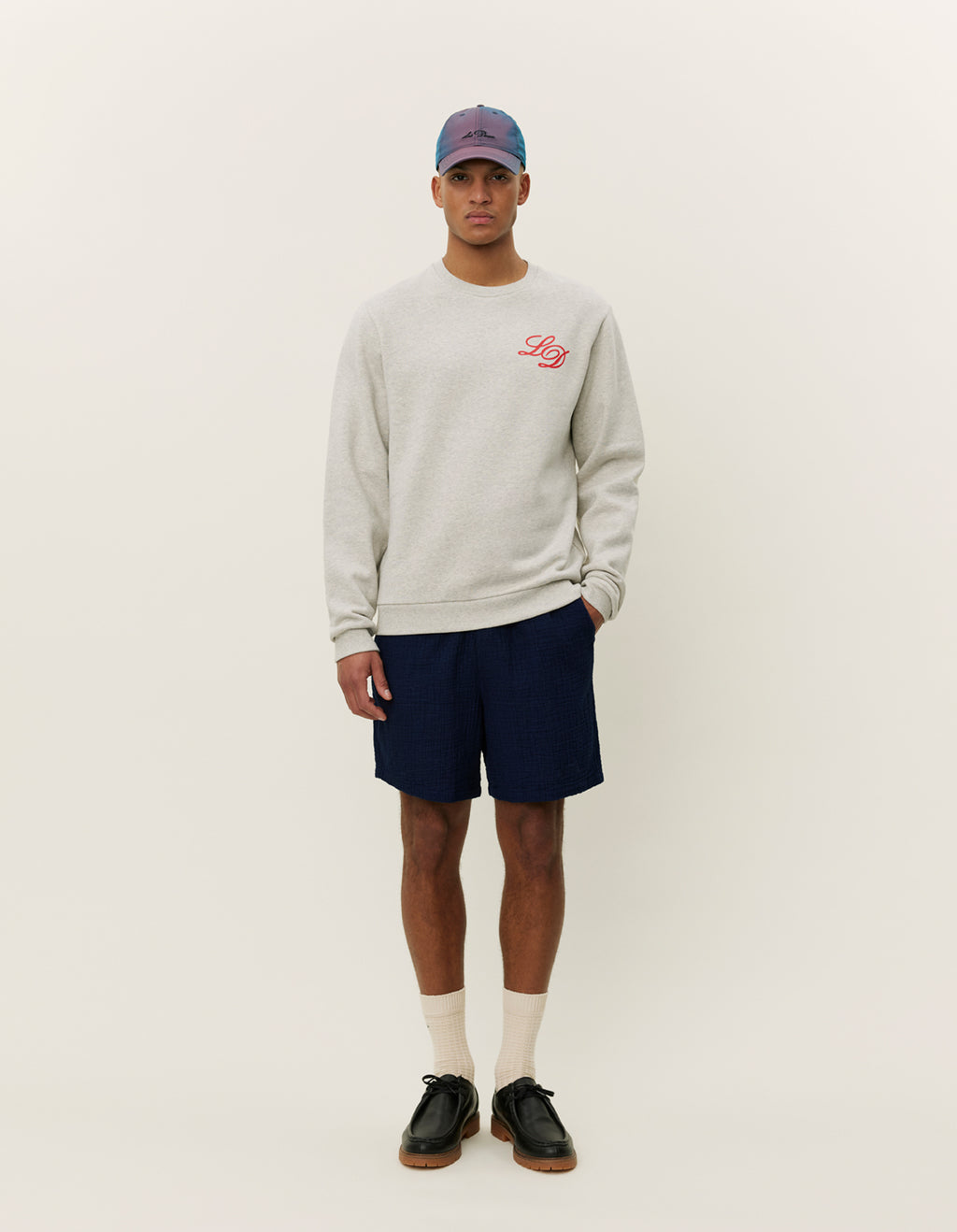 Les Deux LD Sweatshirt (Snow Melange)